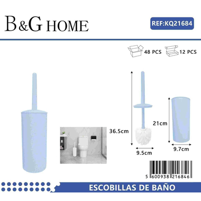 Βουρτσάκι τουαλέτας - Πιγκάλ - Light Blue - 21684