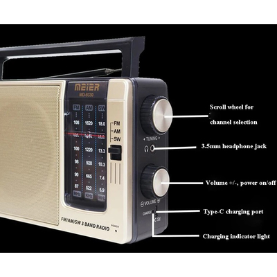 Φορητό ραδιόφωνο - PR-1012 - 241441