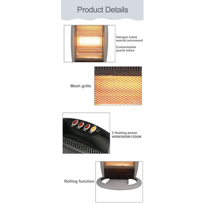 Ηλεκτρική θερμάστρα αλογόνου - HT120H - 1200W - 412420