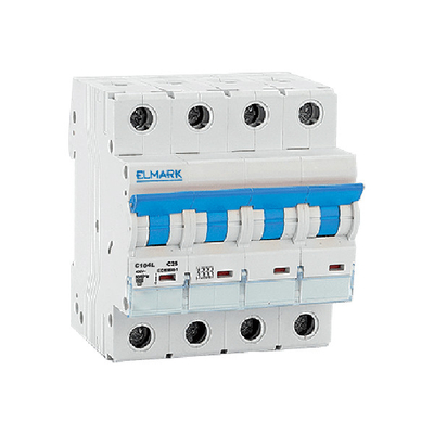 NEW ΜΙΚΡΟΑΥΤΟΜΑΤΗ ΑΣΦΑΛΕΙΑ MCB C104L 16A 4P 10kA ΚΑΜΠΥΛΗ C