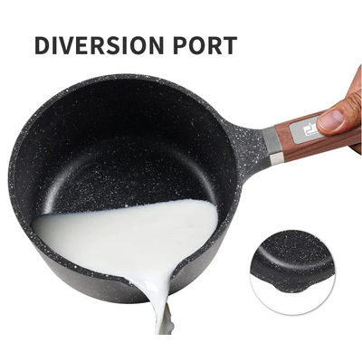 Γαλατιέρα αντικολλητική με καπάκι - 1.45L - CA005-A16-Black - DSP - 612432