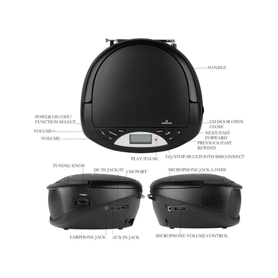 Φορητό ραδιόφωνο &amp; CD Player - X8 - 718204