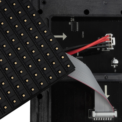 GLOBOSTAR® MODULCO 90385 Module Πλακίδιο Κυλιόμενης Ψηφιακής Επιγραφής/Οθόνης 32x16cm P10 LED 40W Nits ≥5500cd/㎡ DC 5V Αδιάβροχο IP65 RGB - Μ32 x Π16 x Υ1.8cm - 2 Χρόνια Εγγύηση