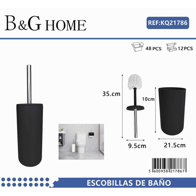 Βουρτσάκι τουαλέτας - Πιγκάλ - Black - 21786