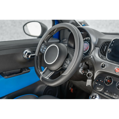 ΚΑΛΥΜΜΑ ΤΙΜΟΝΙΟΥ NOBLE (M) 37/39cm  ΜΑΥΡΟ/ΓΚΡΙ ΟΙΚΟΛΟΓΙΚΟ ΔΕΡΜΑ ΑΟΣΜΟ (ΠΑΧΟΣ 8,2cm) LAMPA