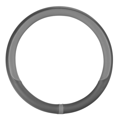 ΚΑΛΥΜΜΑ ΤΙΜΟΝΙΟΥ NOBLE (M) 37/39cm  ΜΑΥΡΟ/ΓΚΡΙ ΟΙΚΟΛΟΓΙΚΟ ΔΕΡΜΑ ΑΟΣΜΟ (ΠΑΧΟΣ 8,2cm) LAMPA