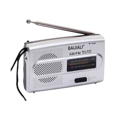 Φορητό ραδιόφωνο mini - PR-28 - 241366 - Silver