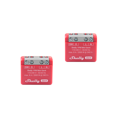3800238070816 | Shelly 1PM Mini Gen4 2-pack - EAN 3800238070816
