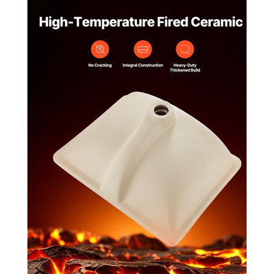 Νιπτήρας μπάνιου VEVOR Υποστηριζόμενος, Ορθογώνιος λευκός κεραμικός νιπτήρας 515 x 385 mm με οπή υπερχείλισης, Μοντέρνος νιπτήρας μπάνιου με δυνατότητα τοποθέτησης κάτω από τον πάγκο, Ορθογώνιος για μικρό χώρο