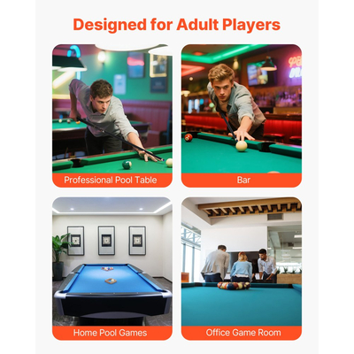 Στέκα πισίνας VEVOR, 1 τεμάχιο μπαστούνι πισίνας, 1473,2 χιλ. & 538 γρ. από καναδικό ξύλο σφενδάμου, μπαστούνι πισίνας μπιλιάρδου με πολλαπλές στρώσεις άκρης & δακτύλιο σύνδεσης ABS, μπαστούνια μπιλιάρδου για επαγγελματικό τραπέζι μπιλιάρδου, μπαρ, σπίτι, γραφείο