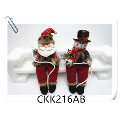 Χριστουγεννιάτικη λούτρινη κούκλα κρεμαστή - 60cm - 212115