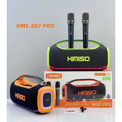 Ασύρματο ηχείο Bluetooth με 2 μικρόφωνα Karaoke - KMS-807 Pro - 813782 - Green