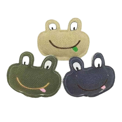 Υφασμάτινο παιχνίδι σκύλου βατραχάκι - 10x13cm - 12pcs - 550842