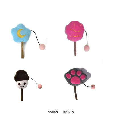 Λούτρινο παιχνίδι κατοικιδίου με μπαλάκι - 16x8cm - 12pcs - 550681