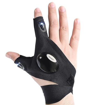 HandyLight Pro - Γάντι με LED Φακό Εργασίας Δεξί Μαύρο Αδιάβροχο Ψυχρό Λευκό 6000K