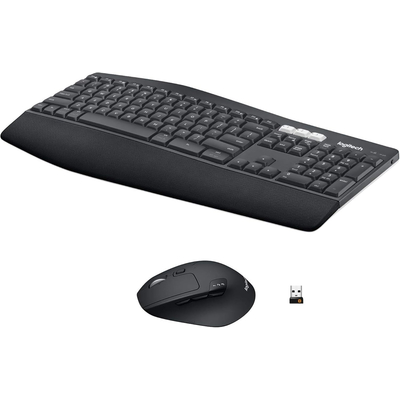 Logitech MK850 - Ασύρματο Σετ Πληκτρολόγιο & Ποντίκι USB - Αγγλικό US - Μαύρο