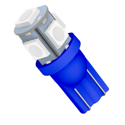 VenCore 3216-10025 - T10 W5W - Λάμπα LED για Βάση T10 W5W 5 SMD 5050 1.50W 80 Lumen 12 Volt Μπλε