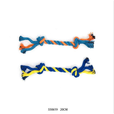 Παιχνίδι σκύλου σχοινί με κόμπους - 20cm - 12pcs - 550619