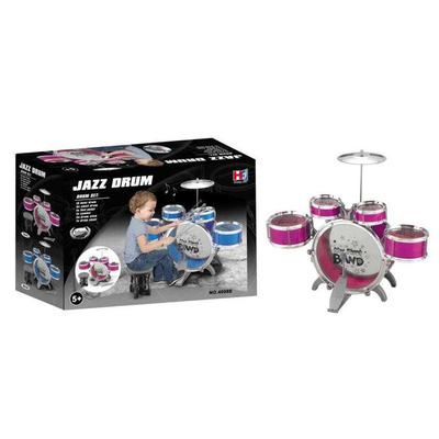 Παιδικό σετ Drums - 4008E - 917226 - Pink