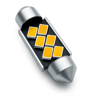 VenCore 3216-10093 - C5W Festoon 36mm - Λάμπα LED Σωληνωτή για Βάση C5W 36mm Festoon 6 SMD 5630 1.5W 280 Lumen 12 Volt Θερμό Λευκό 3000K