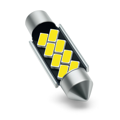 VenCore 3216-10108 - C5W Festoon 42mm - Λάμπα LED Σωληνωτή για Βάση C5W 42mm Festoon 8 SMD 5630 2W 400 Lumen 12 Volt Ψυχρό Λευκό 6000K