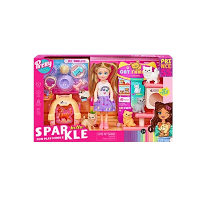 Σετ κούκλα με αξεσουάρ - 7018 - 917364