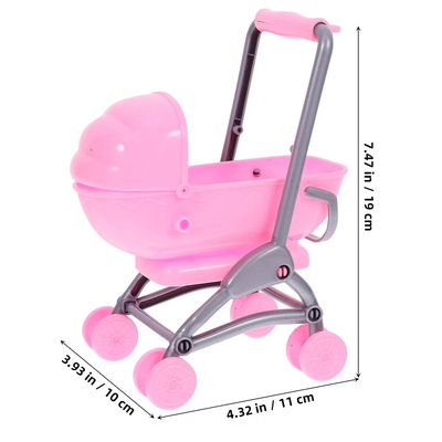 Παιδικό καροτσάκι mini με κούκλα - 0812-156 - 917426