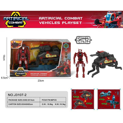 Σετ ρομπότ μεταμόρφωσης με αξεσουάρ - J3107-2AI - 917185