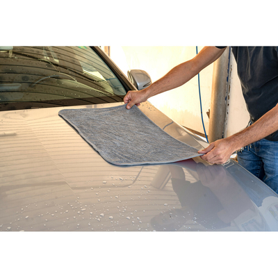 Lampa Πανάκι καθαρισμού Microfibre (Μικροΐνες) Διπλής Όψης Premium (40x60 cm) - Γκρι / Πορτοκαλί 1Τεμ. (L3718.2)