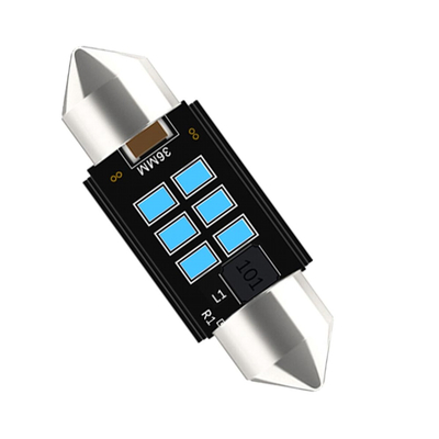 VenCore 3216-10144 - C5W Festoon CanBus Gen4 36mm - Λάμπα LED Σωληνωτή για Βάση C5W 36mm Festoon CanBus Gen4 6 SMD 3020 2W 290 Lumen 8-48 Volt Γαλάζιο Ice Blue