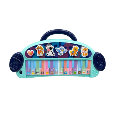 Παιδικό εκπαιδευτικό πιάνο με ήχους ζώων - 781 - 917240 - Blue