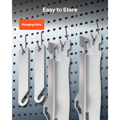 Εργαλείο ευθυγράμμισης τροχών VEVOR, 2 τεμάχια πλάκες ευθυγράμμισης δακτύλων από ανοξείδωτο χάλυβα βαρέως τύπου με 2 μεζούρες, ακριβή εργαλεία τροχών αυτοκινήτου για οικιακή χρήση, συμβατά με αυτοκίνητα, φορτηγά, SUV και οχήματα