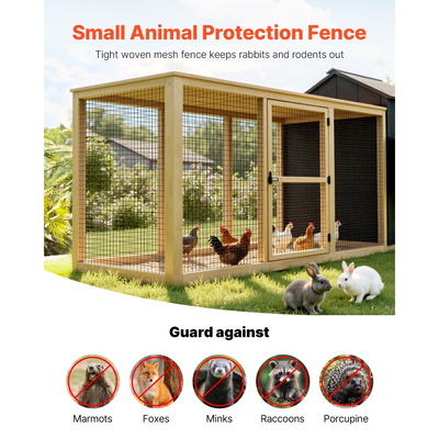 Ύφασμα VEVOR για εξαρτήματα 61cm x 7,62m, ρολό από γαλβανισμένο συρματόπλεγμα 2 x 3 ιντσών, πλέγμα 16 Gauge, περίφραξη από συρματόπλεγμα κοτόπουλου με επίστρωση βινυλίου ανθεκτικό στις καιρικές συνθήκες, περίφραξη κήπου με συγκολλημένη περίφραξη φυτών βαρ