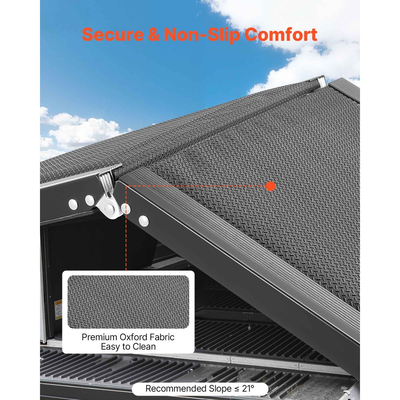 Ράμπα Σκύλου VEVOR για Αυτοκίνητα, 180 x 50,8 cm, Πτυσσόμενες Ράμπες Κατοικίδιων για Μεσαίους & Μεγάλους Σκύλους έως 113 kg, Ράμπα Σκάλας Κατοικίδιων με Αντιολισθητική Επιφάνεια από Ύφασμα Oxford, Φορητές Ράμπες Αυτοκινήτου Σκύλων Εξωτερικού Χώρου για SUV