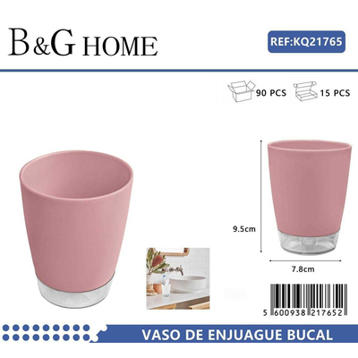 Θήκες οδοντόβουρτσας πλαστικές σε σετ 5Χ - Pink - 21765