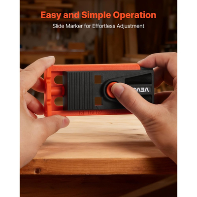 Κιτ γεμιστήρα τρυπών VEVOR Pocket Hole, ρυθμιζόμενο σύστημα γεμιστήρα Mini Jig Pocket Hole με βαθμιδωτό τρυπάνι, εξαγωνικό κλειδί, δακτύλιο διακοπής τρυπανιού, τετράγωνο τρυπάνι και βίδες, ενισχυμένο νάιλον πλαίσιο, για ξυλουργική