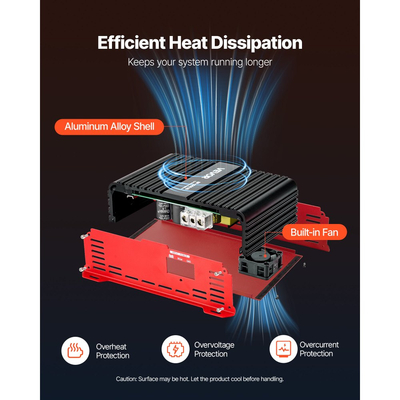 Ενισχυτής αυτοκινήτου VEVOR Monoblock, 1500W RMS MAX, σταθερός 1/2/4 Ohm, ενισχυτής αυτοκινήτου κατηγορίας D 1 καναλιού με τηλεχειριστήριο ελέγχου στάθμης Subwoofer, φίλτρο χαμηλών συχνοτήτων και ενίσχυση μπάσων, περιλαμβάνεται ρυθμιστής έντασης ήχου