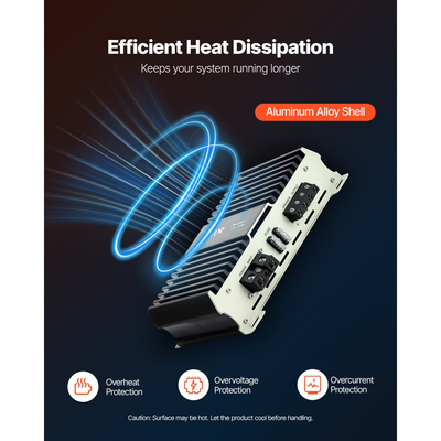 Ενισχυτής αυτοκινήτου VEVOR Monoblock, 400W RMS MAX, σταθερός 1/2/4 Ohm, ενισχυτής αυτοκινήτου κατηγορίας D 1 καναλιού με τηλεχειριστήριο ελέγχου στάθμης Subwoofer, φίλτρο χαμηλών συχνοτήτων, ενίσχυση μπάσων και μετατόπιση φάσης, ρυθμιστή έντασης ήχου