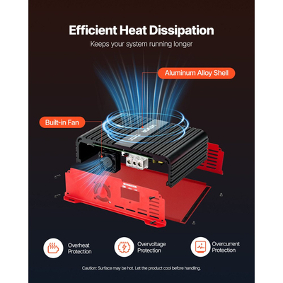 Ενισχυτής αυτοκινήτου VEVOR Monoblock, 2000W RMS MAX, σταθερός 1/2/4 Ohm, ενισχυτής αυτοκινήτου κατηγορίας D 1 καναλιού με τηλεχειριστήριο ελέγχου στάθμης Subwoofer, φίλτρο χαμηλών συχνοτήτων και ενίσχυση μπάσων, περιλαμβάνεται ρυθμιστής έντασης ήχου