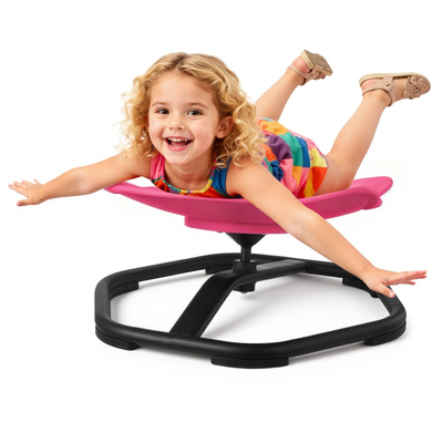 Παιδική περιστρεφόμενη καρέκλα VEVOR, χωρητικότητας 220 λίβρες, καρέκλα αισθητηριακής περιστροφής σε σχήμα ελέφαντα, παιδικό κάθισμα αισθητηριακού παιχνιδιού για αυτιστικά παιδιά με αντιολισθητική μεταλλική βάση, κάθισμα καθίσματος και περιστροφής για νήπια για συντονισμό, ισορροπία, εστίαση, κόκκινο