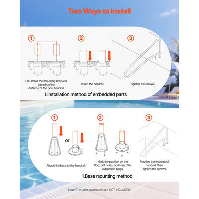 Ράγα πισίνας VEVOR, 137,1 x 81,3 cm, Χωρητικότητα φορτίου 100kg από ανοξείδωτο χάλυβα, βαρέως τύπου, συγκολλημένη χωρίς ραφές, χωνευτή ή σε βάση, για δίπλα στην πισίνα, υδάτινα πάρκα, κέντρα σπα