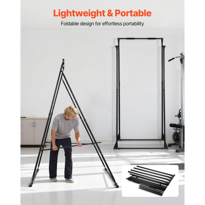 Σκελετός βάσης γιόγκα VEVOR, Μέγιστο φορτίο 200 kg, Εναέρια βάση γιόγκα με τριγωνική δομή, Εναέριες βάσεις από μετάξι με αφρό EVA, Οριζόντια ρύθμιση 4 επιπέδων και κάθετη ρύθμιση 6 επιπέδων, Πολυλειτουργική