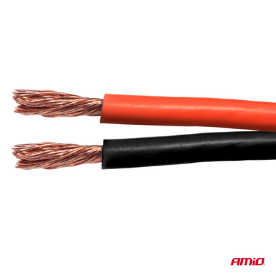 Amio - Δίδυμο Καλώδιο Ηχείων CCA 2×1,5mm² 100m - 1 τεμ. (04459/AM)