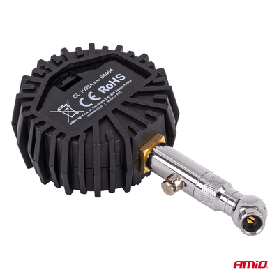 Amio - Ψηφιακό Μανόμετρο Πίεσης Ελαστικών 17 bar με Περιστρεφόμενη Κεφαλή & Βαλβίδα Εκτόνωσης - 1τεμ. (04464/AM)