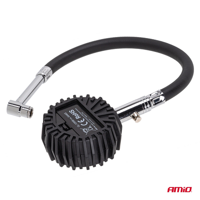 Amio - Ψηφιακό Μανόμετρο Πίεσης Ελαστικών 17 bar με Σωλήνα & Βαλβίδα Εκτόνωσης - 1τεμ. (04465/AM)