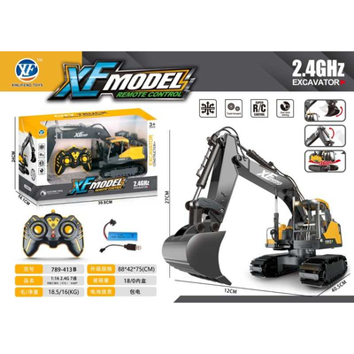 Τηλεκατευθυνόμενο όχημα Εκσκαφέας - 1:16 - 2.4G - 789-413B - 917544