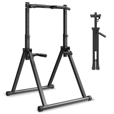 VEVOR Pull Up Bar, Φορητός Σταθμός Pullup Bar Χωρητικότητας 150kg, Ελεύθερες Μπάρες Pullup με Τριγωνική Δομή & Σωλήνα από Ανθεκτική Ατσάλι, Ρύθμιση Ύψους 9 Επιπέδων με Βαρύτητα, Γυμναστική για Χέρια, Πλάτη
