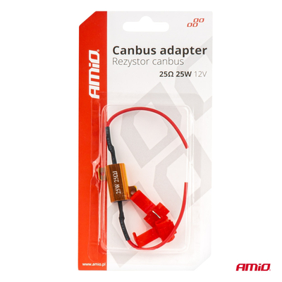Amio - CANBUS Αντίσταση 25Ω 25W για LED Λάμπες – Anti Error - 1 τεμ. (04093/AM)