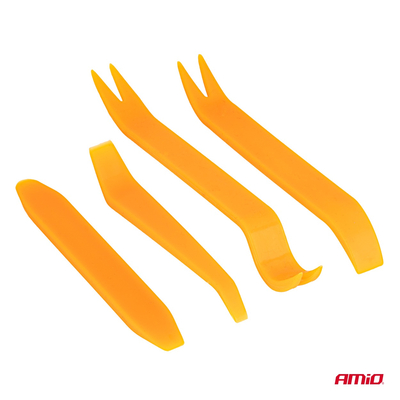 Amio - Σετ Κλιπς & Πριτσινιών Αμαξώματος με Εργαλεία Αφαίρεσης 650 τεμ. – Για Αυτοκίνητα & Μοτοσυκλέτες - 1 τεμ. (04433/AM)