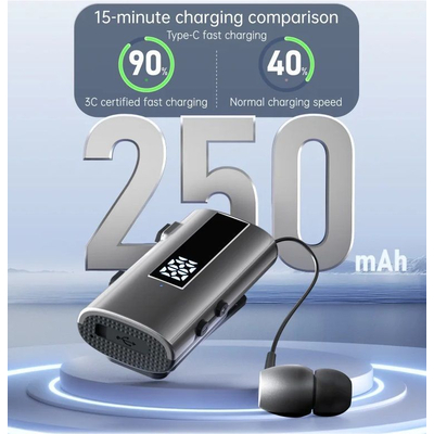 Ασύρματο ακουστικό Bluetooth - K92 - 230632 - Black